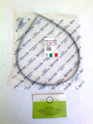 TRASMISSIONE CAVO ARRESTO MOTORE COMPLETA PIAGGIO APE TM 703 DIESEL 228703 - L.A. Moto Ricambi - Foto 12