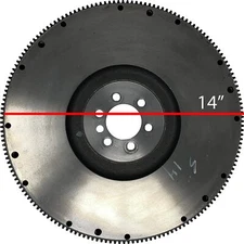 MerCruiser Volvo OMC Flywheel 4.3 5.0 5.7 L 6.2 1 piece seal 14" 168 teeth tooth