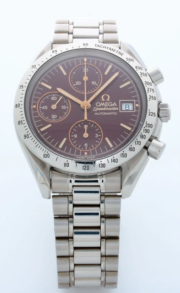 RARE Omega Marui 3511.61 Speedmaster Date Watch Oxblood SPECIAL JAPAN EDITION