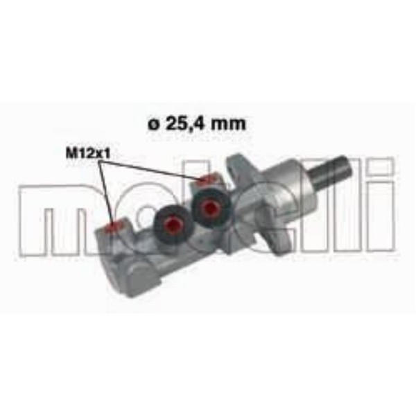 Metelli Hauptbremszylinder Hauptzylinder Passend FüR VW Transporter IV Bus-image