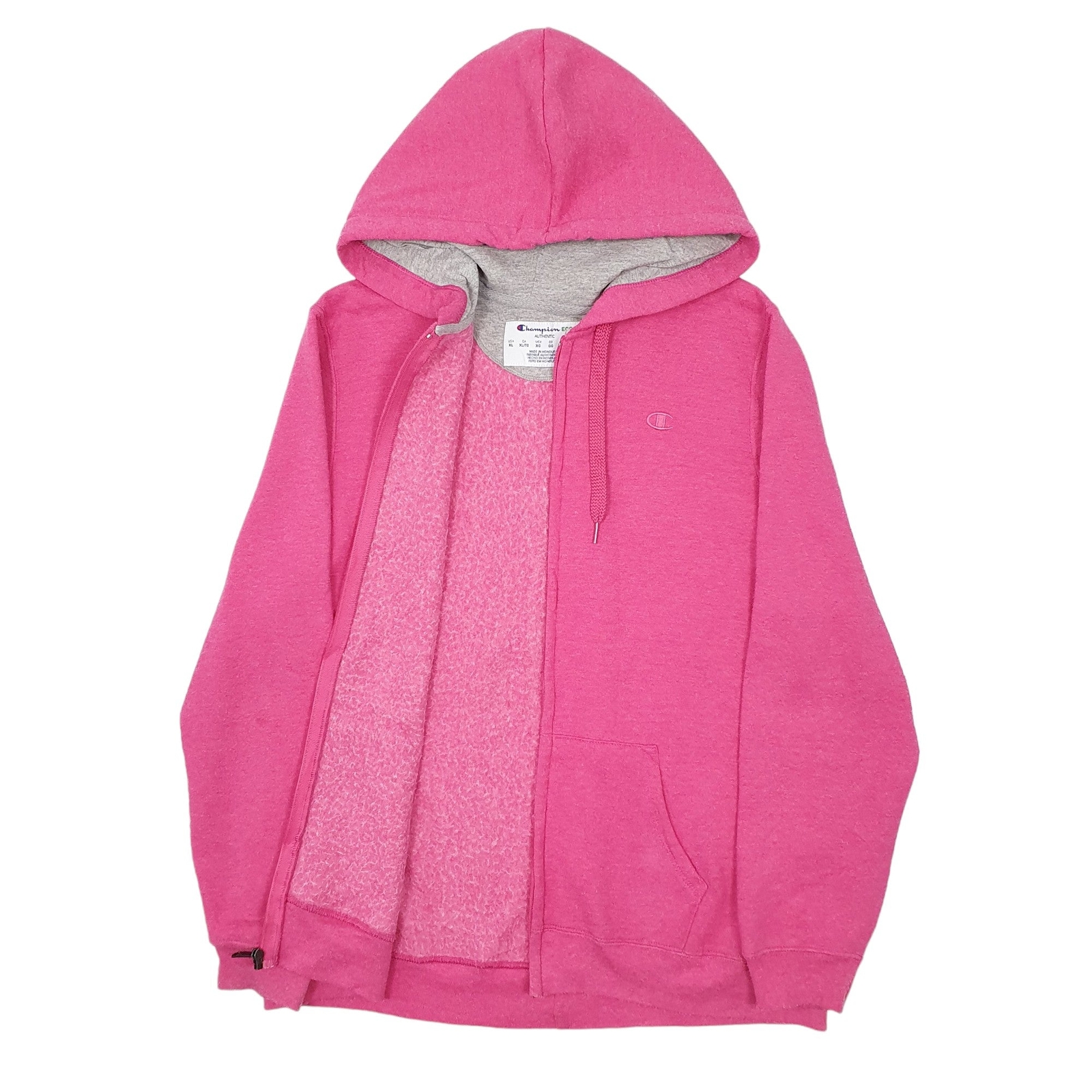 CHAMPION Full Zip Hoodie Jumper Sweatshirt Womens XL image 2