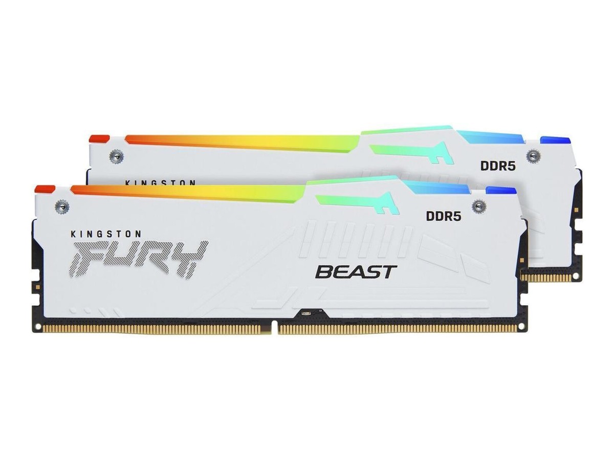 Kingston FURY BEAST DDR5 6000MHz-32G 2枚 Kingston Fury Beast RGB 32GB (16GBx2) DDR5 6400MHz CL32