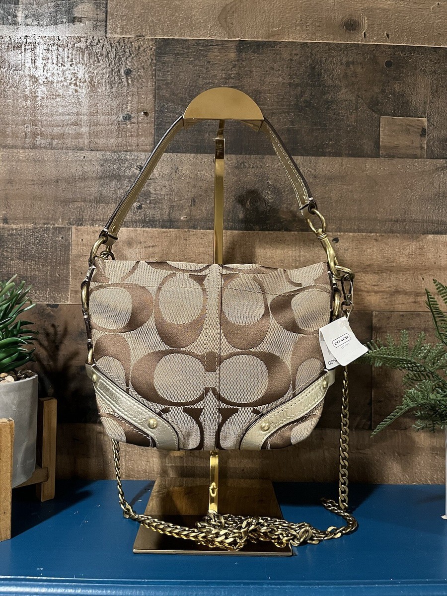 Coach Carly Y2K Shoulder Bag Gold | eBay