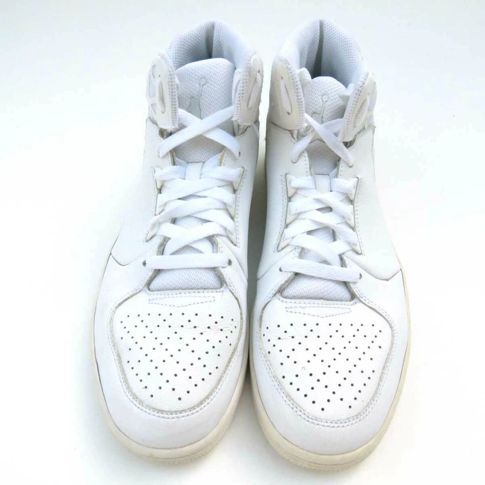 Zapatillas Hombre Air Jordan 1 Flight 3 TRIPLE BLANCO Talla 9.5 706954-100 Foto 3 de 4