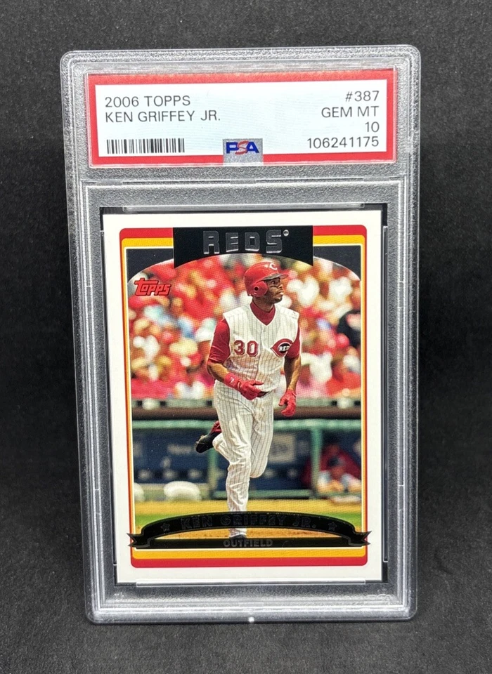 2006 TOPPS #387 KEN GRIFFEY JR. PSA 10 - Image 2 of 3