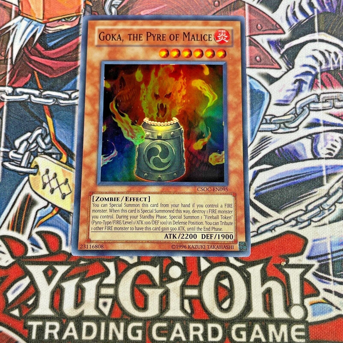 Yu-Gi-Oh! Goka, The Pyre Of Malice - CSOC-EN095 Super Rare Single Card | Crossroads Of Chaos Unlimited Edition - View #4