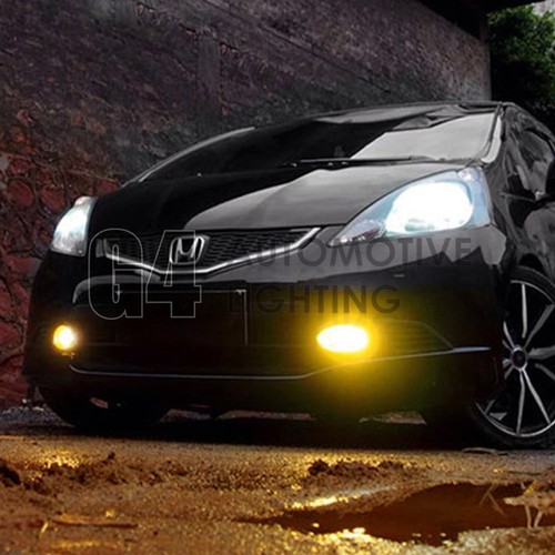 2x H16 5202 LED Bulbs High Power DRL SMD 5730 Fog Light Projector Golden Yellow - Picture 10 of 11