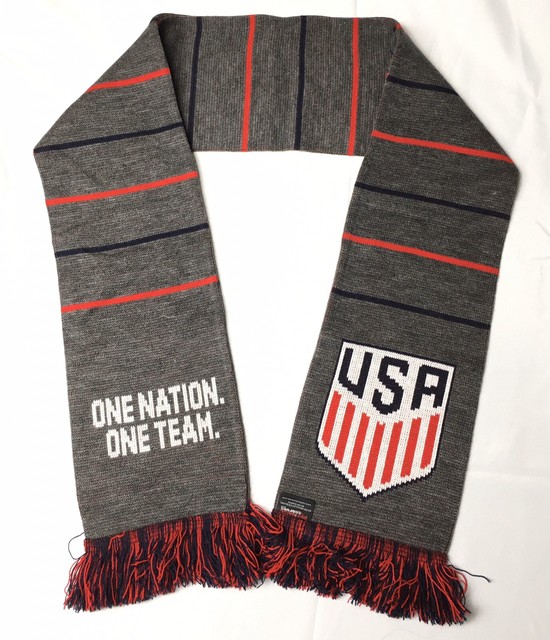 Official United States National Team Soccer Scarf One Nation, One Team