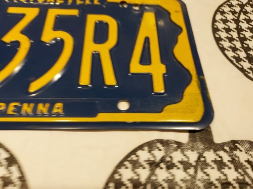 1976 Pennsylvania Pa Penna License Plate Motorcycle Metal Orginal 935R4 - Picture 4 of 7