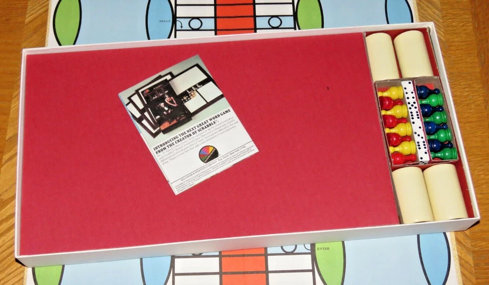 PARCHEESI Deluxe Edition Royal Game of India ... Vintage 1982 Selchow & Righter - Image 4 of 4