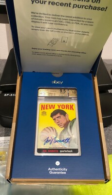 2015 Topps 60th Anniversary Retired Autograph - Joe Namath #T60RA