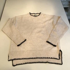 Lovesoft Women’s Knit Long Sleeve Sweater Ivory M