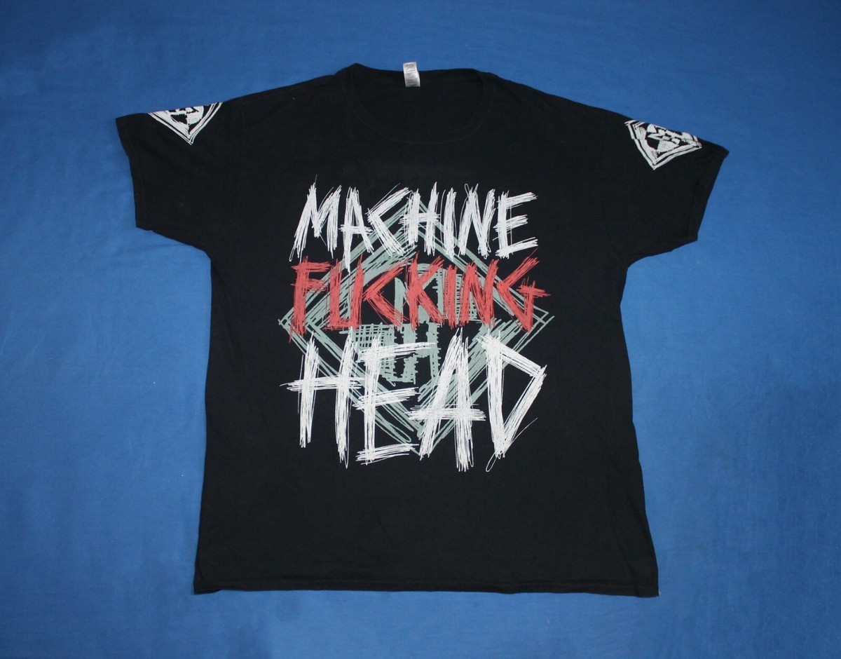 Machine Head Shirt Machine F*cking Head Nu Metal Band Shirt Men's