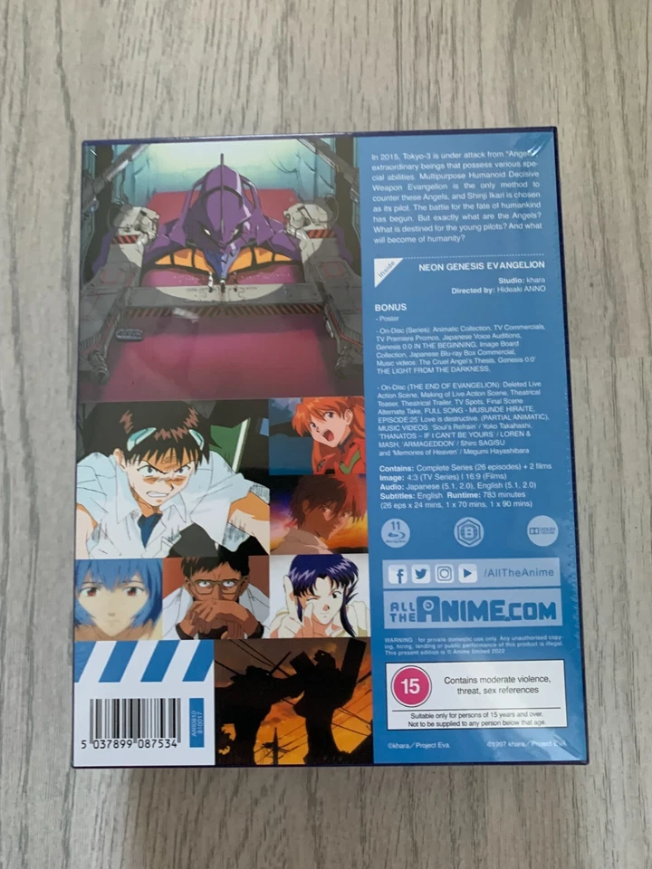 Neon Genesis Evangelion Limited Edition Blu-ray [Region B] - Image 2 of 4
