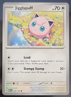 Jigglypuff 039/165 | SV - MEW en: 151 | Common - English | Pokemon
