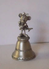 Walt Disney World  Minnie Mouse dancing miniature pewter bell