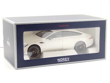 1/18 Mercedes AMG GTS 4 Matic+ 2018 White Norev 183445 Scale Model Benz GT63S