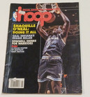 RARE 1994 NBA HOOPS MAGAZINE SHAQUILLE ONEAL FRONT COVER POSTER PAYTON