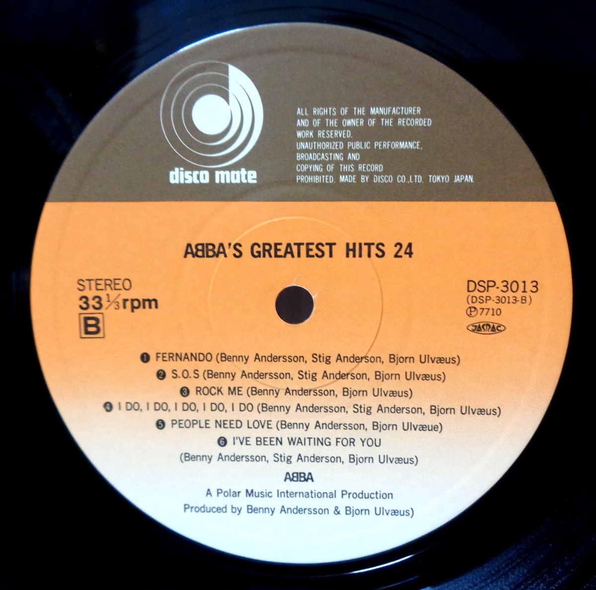 ABBA - ABBA's Greatest Hits 24 - 1980 Discomate DSP-3012~13 Japan