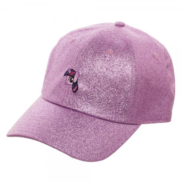 Cappello adulto My Little Pony rosa glitter crepuscolare scintillante taglia regolabile berretto papà