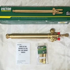 Victor MT210 Long Barrel Machine Cutting Torch & FB-1 Flash Arrestor Pipe Bevel