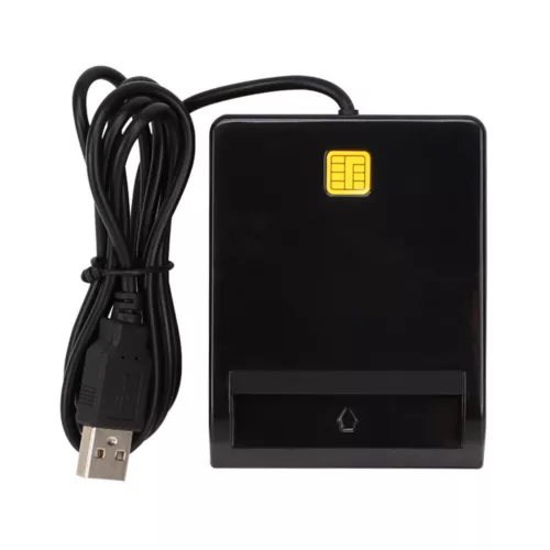 USB Chipkartenleser Kartenleser Personalausweis Lesegerät Smart Card Reader - Bild 18 von 21