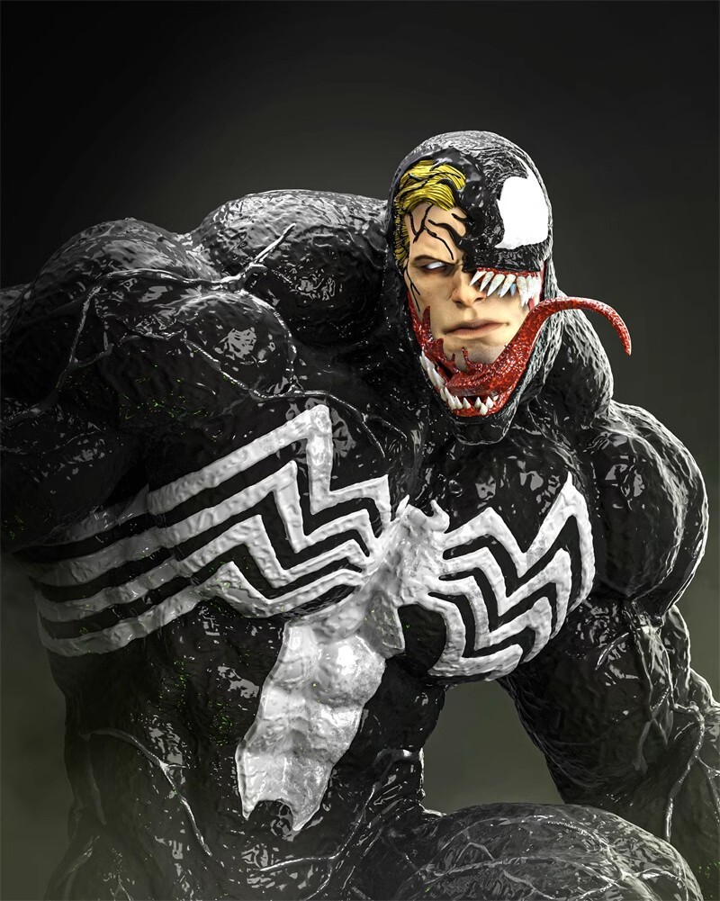 1/6 Resin Model H/ 37cm Venom 3 Heads 3D Printed Model Unassembled