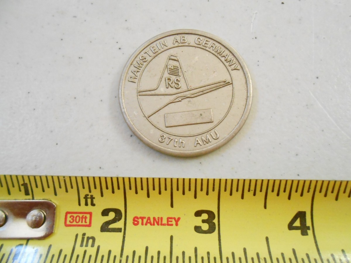 RARE RAMSTEIN AB GERMANY 37TH AMU CREW CHIEF US ARMY MILITARY CHALLENGE COIN  | eBay