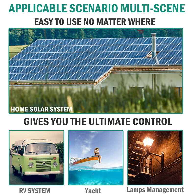 6000W Solar Panel Kit Solar Power Inverter Generator 100A Home 220V Grid System - Picture 353 of 512