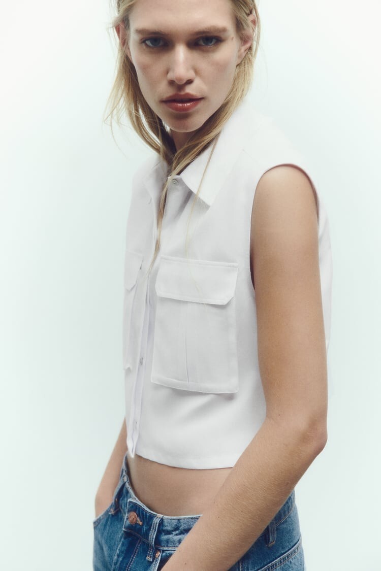 EVERYDAY I LIKE 2022AW Croppedシャツ2 白 Women's Slim Fit Short Sleeve Seamless Baby T-Shirt - A New