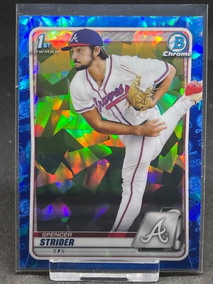 2020 Bowman Draft Sapphire Spencer Strider - 1st Bowman  Atlanta Braves #BD-20