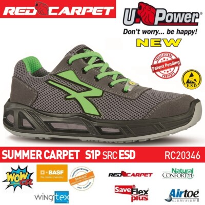 UPOWER ARBEITSSCHUHE SICHERHEITSSCHUHE SUMMER CARPET S1P SRC ESD U-POWER +