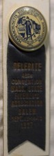 Vintage 1927 Firemen's Association Medal - Mass. State - Salem
