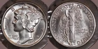 1936 P Mercury Dime GEM BU- ! 36P644