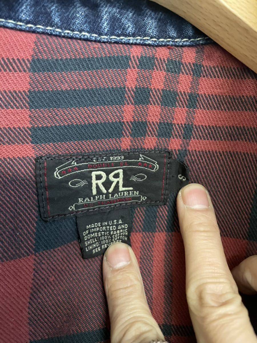 RRL 2nd Type Blanket Denim Jacket S              … - image 3