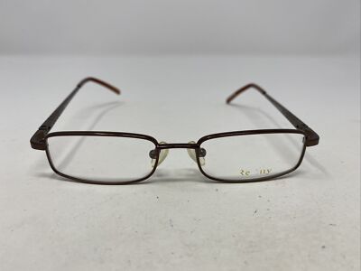 Reality 3726 BROWN 44-14-125 Metal Full Rim Eyeglasses Frame D601