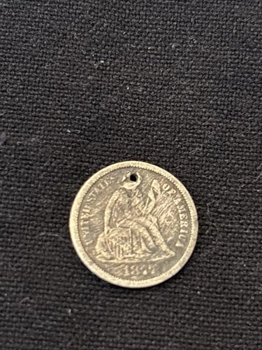 1877 Seated Liberty Silver Dime 10C - Philadelphia Mint, Token