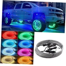  15.5 inch LED Rim Wheel Ring Lights 4 PCS for Car Truck Vehicle Offroad 