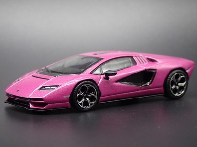 2021 21 LAMBORGHINI COUNTACH LPI 800-4 PURPLE 1:64 SCALE DIECAST MODEL CAR