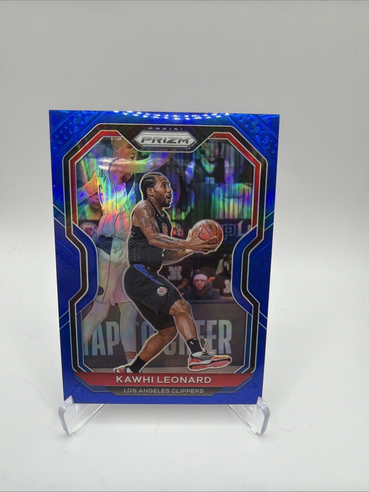 2020-21 Panini Prizm Kawhi Leonard #209 True Blue Prizm /199