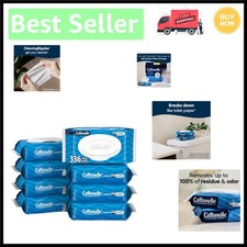Gentle 336 Count Flushable Wipes - Fresh Feel for Complete Clean and Comfort