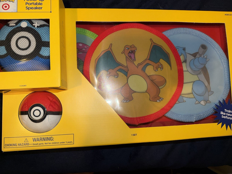 Target Pokemon Flying Disc & Portable Speaker