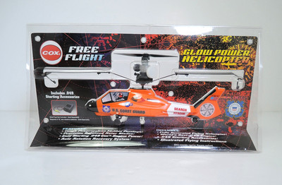 COX Free Flight U.S. Coast Guard Search Rescue Helicopter Glow Power .049 NEW