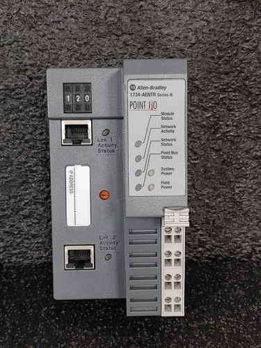 AB ALLEN BRANDLEY 1734-AENTR POINT I/O Dual Port Network Adaptor