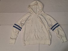 Women s American Eagle Hoodie White Blue Size Medium Ahh-Mazingly Soft