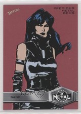 2020 Upper Deck Marvel X-Men Metal Universe High Series PMG Red 45/100 Sage 2y5