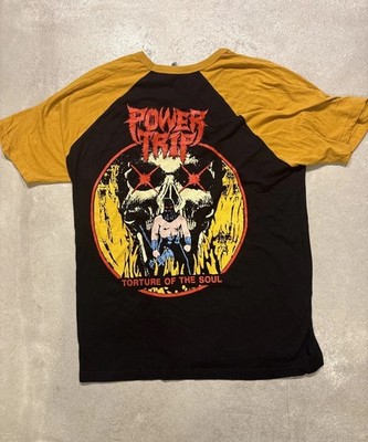 POWER TRIP - TORTURE OF THE SOUL TSHIRT XL Riley Gale Metal Hardcore Punk