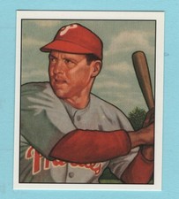 1950 Bowman Baseball Reprint #228 Bill Nicholson