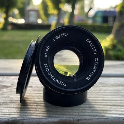 Canon EF / EOS Fit Objektiv Pentacon 50mm f/1.8 Bunble Bokeh Portrait + PROBEN