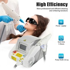 Q Switched ND Yag Laser Tattoo Removal Machine Eyebrow Pigment Remove Freckle US
